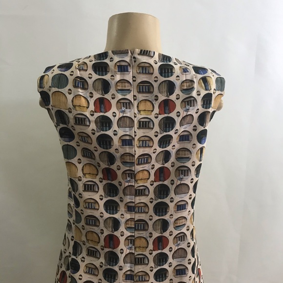 AKRIS PUNTO 🔥sleeveless color block midi dress - Picture 9 of 16